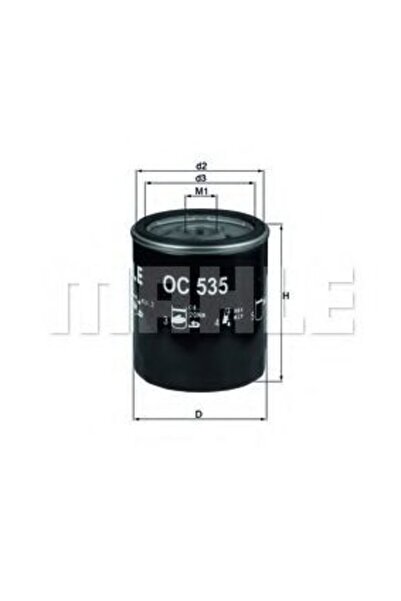 Mahle Original Filtru de ulei OC 535