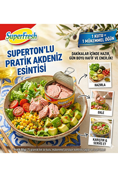 SuperFresh Süper Ton Balığı 75 Gr X 12 Adet