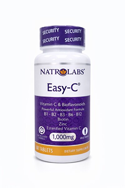 Easy-C Ester C Vitamini 1000 Mg 60 Tablet | Bağışıklık ve Enerji Desteği