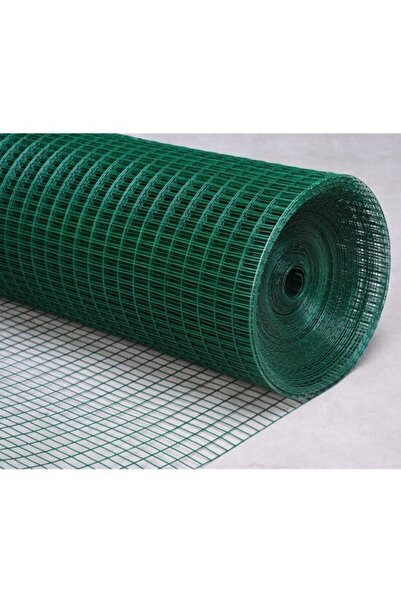 Genel Markalar Pvc Kaplı Punta Kaynaklı Tel 100cm 1,2cm Göz Arası 25m Uzunluk...
