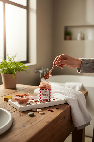 KASH Moroccan Red Clay Mask - Kırmızı Kil Maskesi