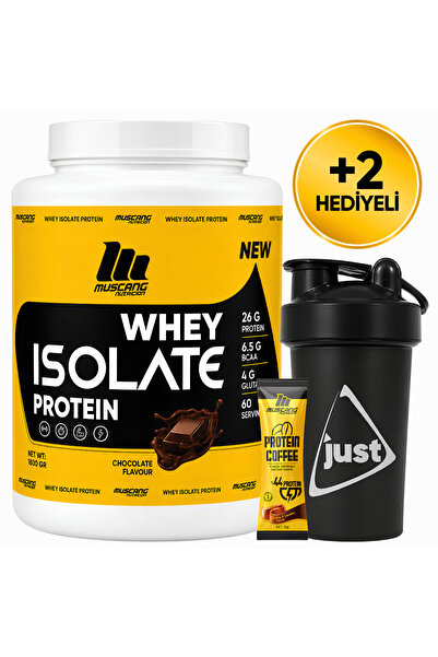 Mustang Nutrition Whey Isolate Protein Tozu 1800 Gr 60 Servis Çikolata + Shak...