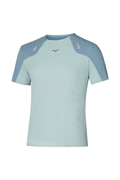 MIZUNO Tricou de alergare pentru bărbați Tech Light SS 2025-Albastru deschis-S