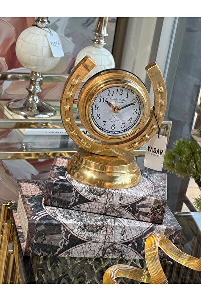 YASAR CONCEPT Fortuna Nal Metal Masa Saati 19x21 Cm
