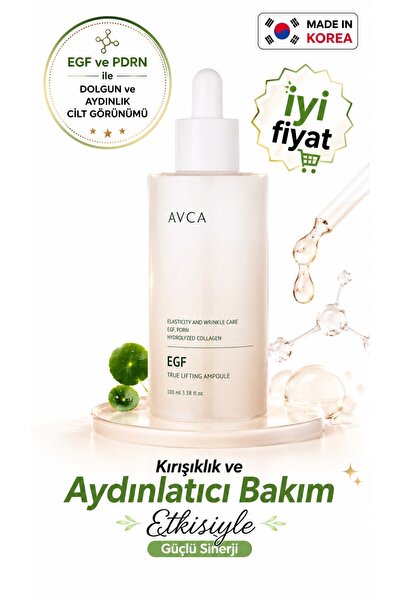 AVCA PDRN ve EGF Sıkılaştırıcı Kırışıklık Bakım Ampulü 100 ml - True Lifting ...