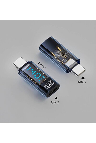 silabor Type-C U Shape Elbow Adapter Pd140W Digital Display 40Gbps Thunderbol...