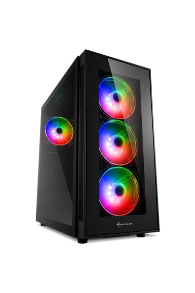 SHARKOON TG5 PRO RGB, carcasă tip turn (negru)