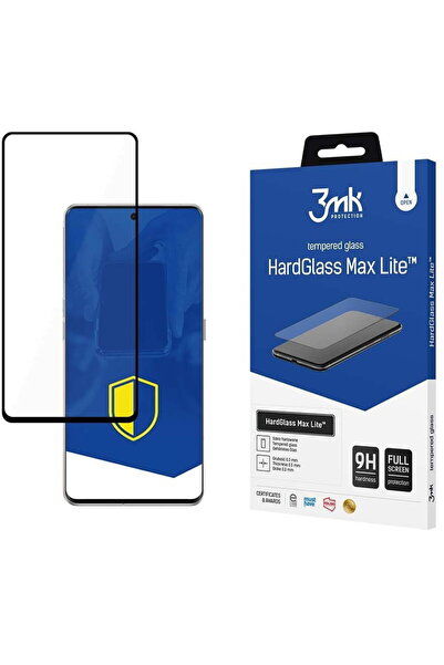 3MK HardGlass Max Lite geam protector pentru Oppo Find X6 Pro negru full screen