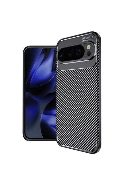 Techsuit Husă pentru Google Pixel 10 Pro XL - Fibră de carbon - Negru