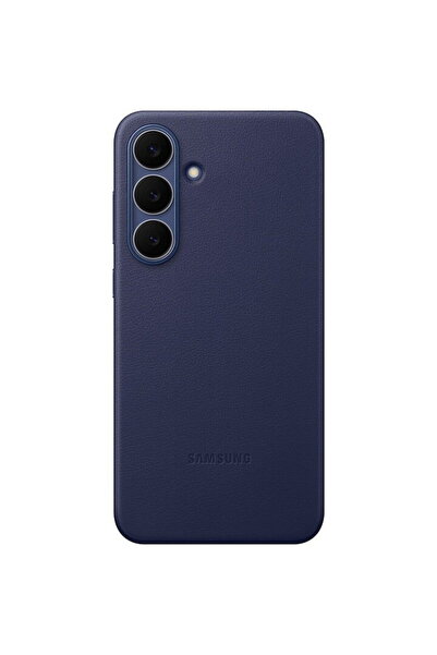 Samsung Galaxy S25 FE (S731) - Husă de protecție spate din piele, Albastru în...