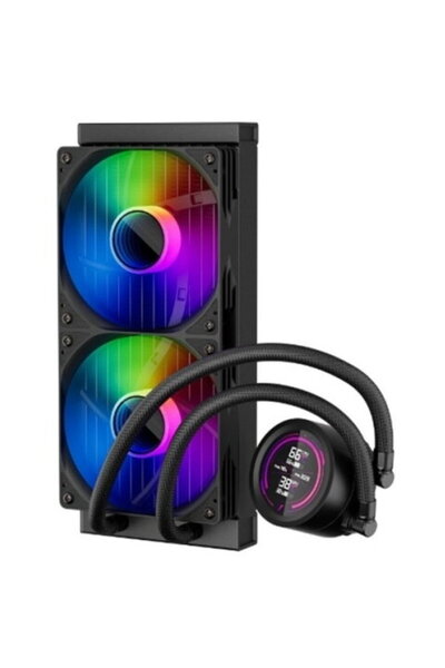 1ST PLAYER Thunderstorm TS4 240 ARGB LED 2 x 120 mm Negru
