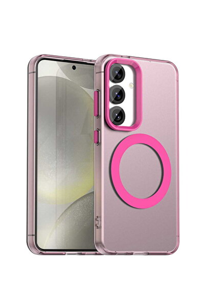 Techsuit Husă pentru Samsung Galaxy S23 FE - CandyCase MagSafe - Roz