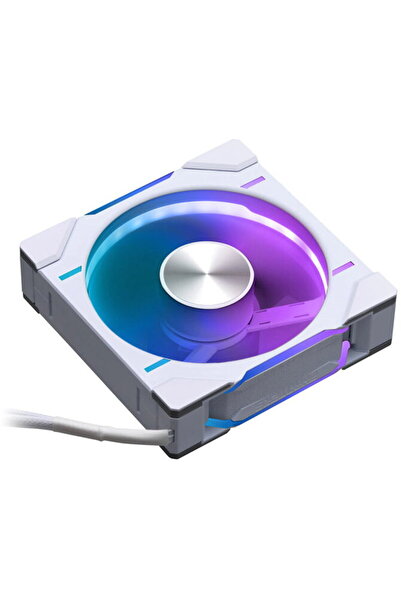 Phanteks PH-F120D30R_DRGB_PWM_WT01, 1 ventilator de 120 mm, 2000 rpm, Alb