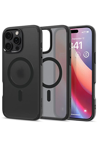 Spigen Carcasă Ultra Hybrid MagSafe, negru înghețat - iPhone 16 Pro Max