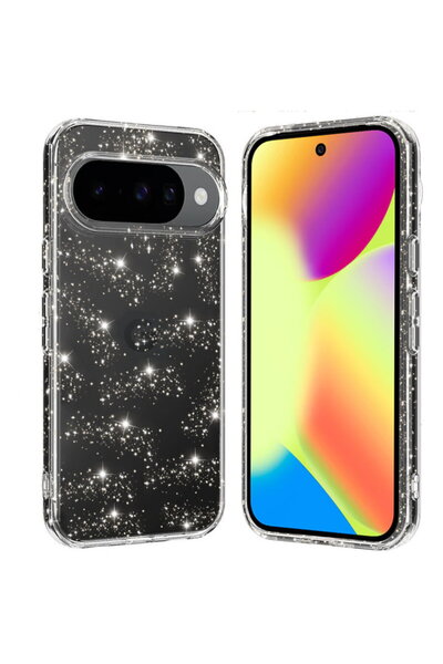 Techsuit Husa pentru Google Pixel 10 / 10 Pro - SparkleSkin Series - Clear
