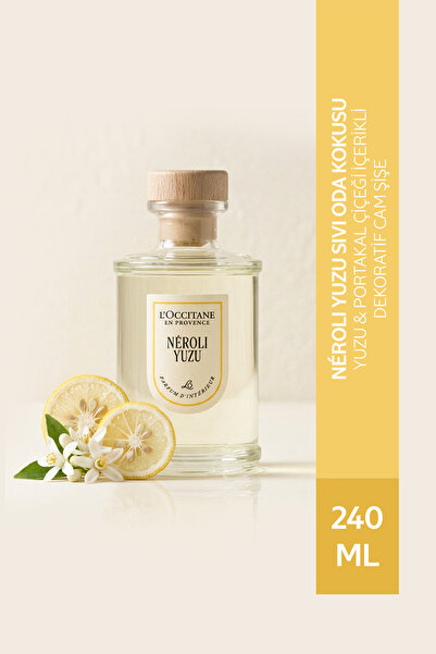 L'Occitane Néroli Yuzu Sıvı Oda Kokusu, Yuzu ve Portakal Çiçeği Notaları, Cam...