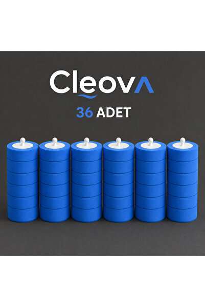 cleova رؤوس فرشاة استبدالية للاستخدام مرة واحدة، 36 قطعة