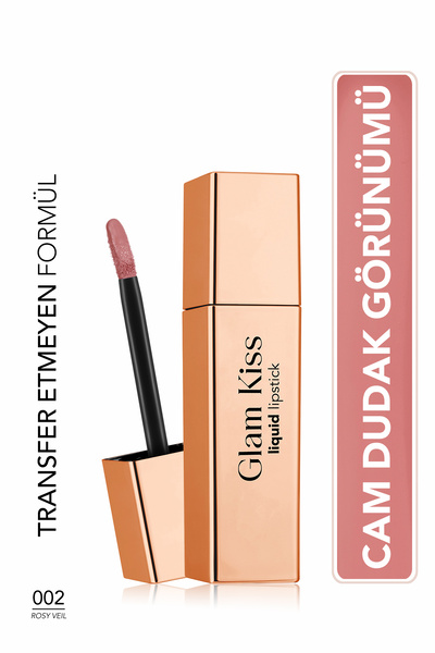 Flormar Glam Kiss High Pigmented & Moisturizing Glass Lip Look Glossy Finish ...