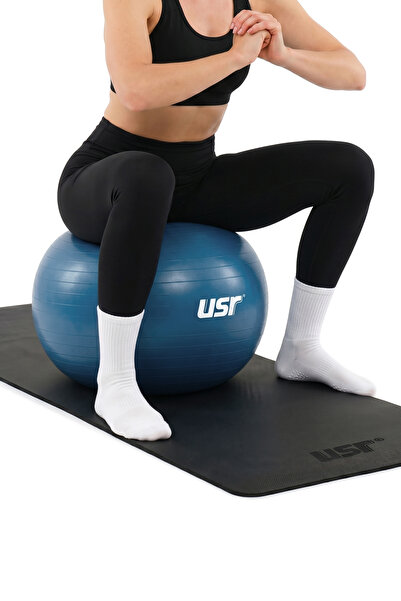 USR Pompa dahil değildir Koyu Mavi  Pilates Topu 65 cm Lacivert Pilates Topu 65 cm