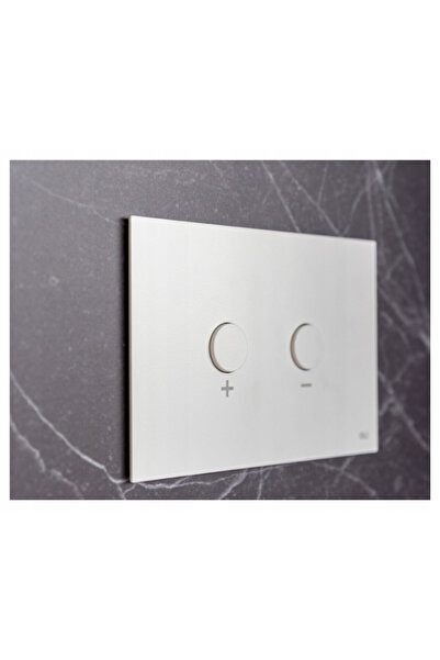 Oli Buton De Acționare WC Blink Oțel Inoxidabil Design Modern 22x15 cm Pentru...