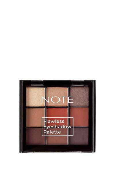 NOTE Flawless Eyeshadow Mat Ve Işıltılı Toz Göz Far Paleti - 01 Canlı Renkler