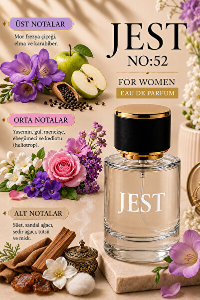 Jest No:52 Kadın 50 Ml Parfüm Edp ( Çiçeksi)