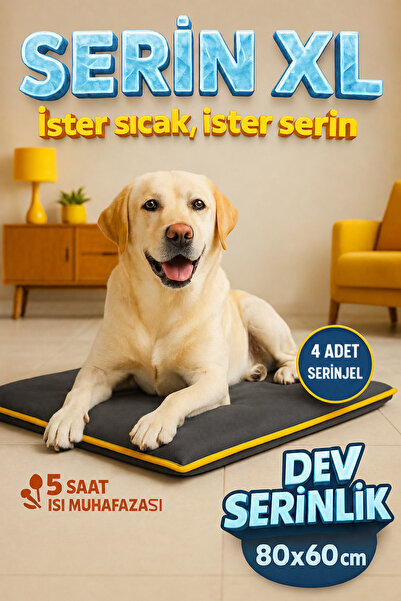pawdaz Serin Xl (80X60CM) - 4 Mevsim Kedi/ Köpek Matı, Sıcak Veya Soğuk Kulla...