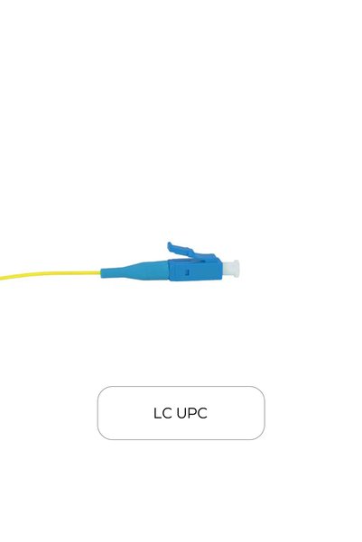 ALFAFONET Lc/Upc Singlemode Tight Buffer 1 Meter Fiber Optic Pigtail 1 Pack - 10 Pieces