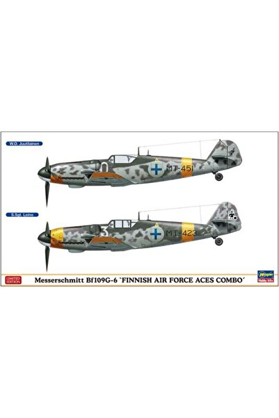 Hasegawa 2259 1/72 Scale, Messerschmitt Bf109G-6 (Finnish Air Force Aces Comb...