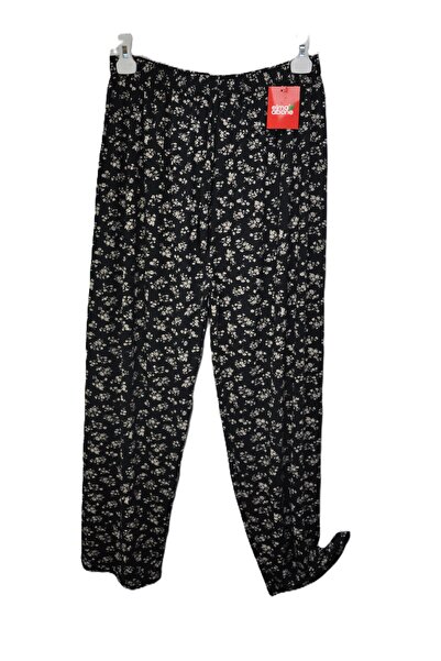elma abone Plus Size Women's Summer Cotton Pants with Elastic Waist