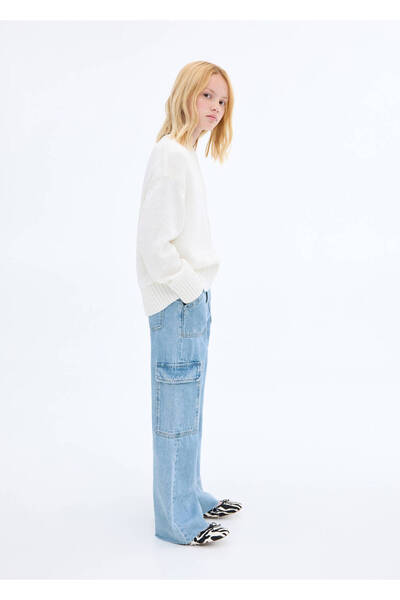 MANGO Kids Cargo-Jeans mit geradem Schnitt