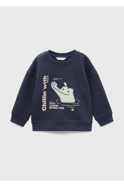 MANGO Baby Hanorac cu model brodat