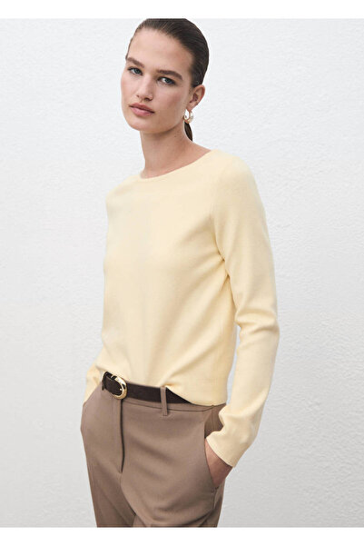 MANGO Woman Dünner Strickpullover