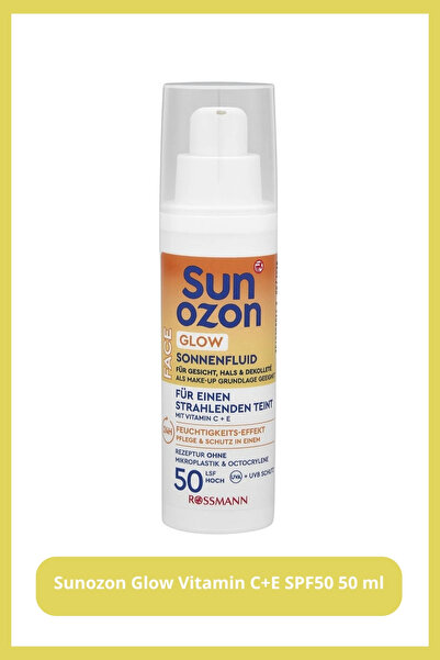 Sunozon Med كريم الوجه سونوزون جلو فيتامين C+E SPF50 50 مل