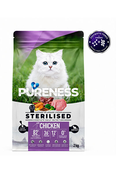 Pureness Az Tahıllı Kısırlaştırılmış Yetişkin Kedi Maması Tavuklu & Brokolili...