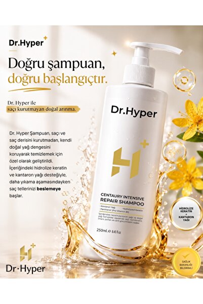 Dr.Hyper Kantaronlu Yoğun Bakım Şampuanı Onarıcı Keratin Etkili 250 ml