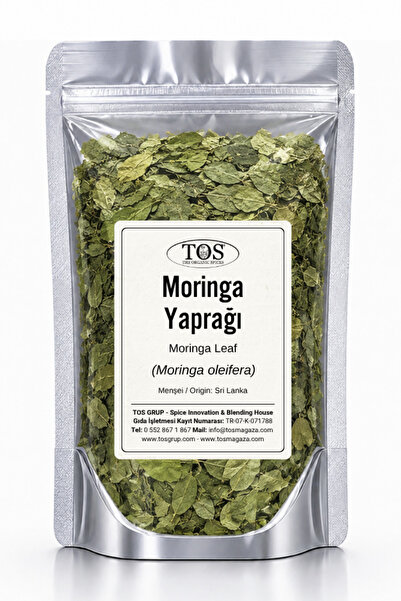 TOS The Organic Spices Moringa Yaprağı 100 gr (1. Kalite) Moringa oleifera / ...