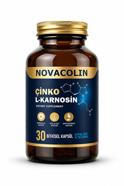 NOVACOLIN Çinko L-Karnosin 67 mg 30 Bitkisel Kapsül