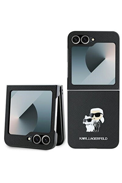 Karl Lagerfeld Husa pentru Samsung Galaxy Z Flip6 - Saffiano (KLHCZF6SAPKCNPK...