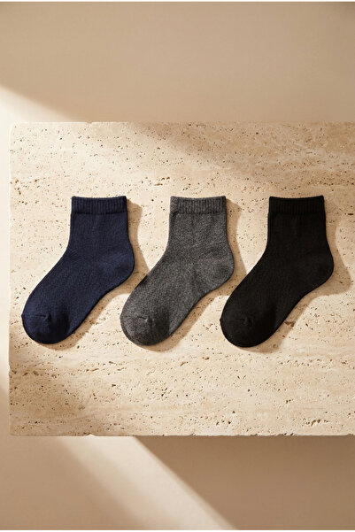 BONY SOCKS 3 paketa Harold bambusovih čarapa za decu antracit / tamnoplava / ...
