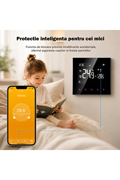 OEM Termostat smart pentru incalzirea in pardoseala
