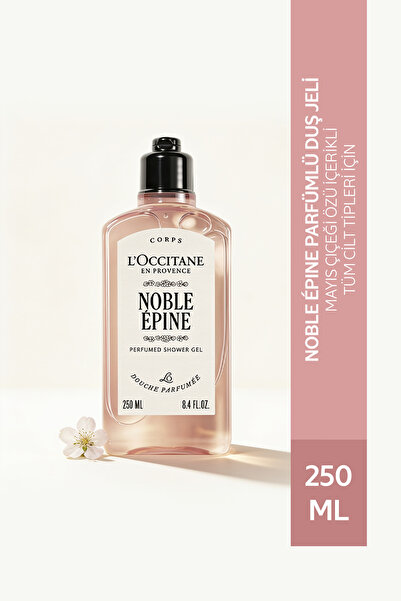 L'Occitane Noble Epine Parfümlü Duş Jeli, Mayıs Çiçeği Özlü, 250 ml
