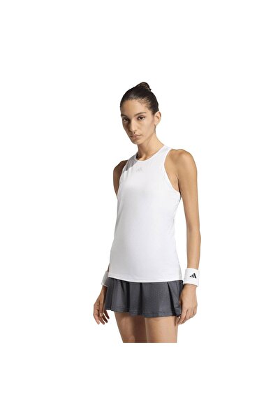 adidas JZ4914-K Γυναικείο T-Shirt Club Graph Tank Λευκό