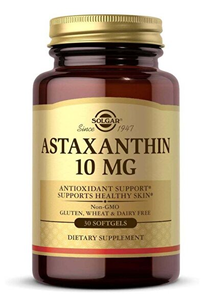 Solgar Astaxanthin, 10 mg, 30 Softgels, Support Healthy Skin