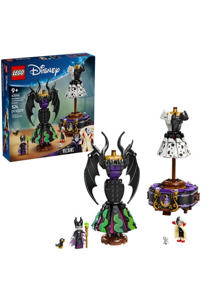LEGO Disney - Rochiile lui Maleficent si Cruella De Vil, 524 piese