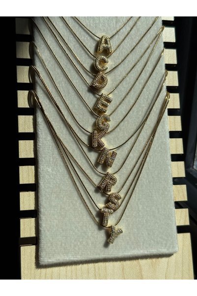 PALICE Steel Letter Necklace - C