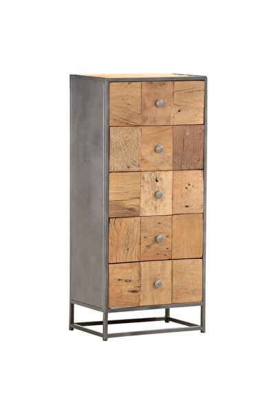Concept Dulap cu sertare, 45 x 30 x 100 cm, lemn masiv reciclat
