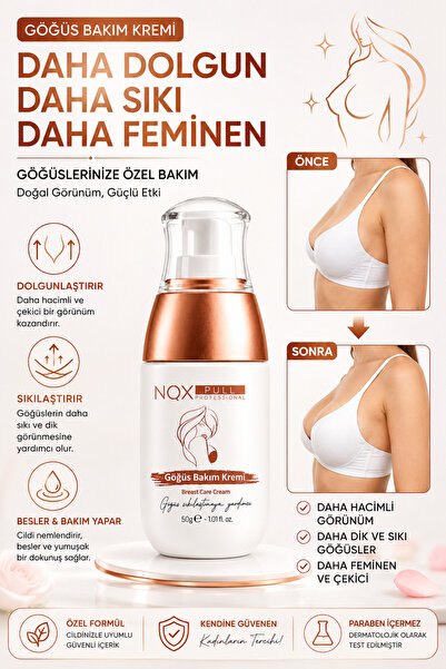 NQX PULL Gögüs Toparlayıcı Ve Dolgunlaştırıcı Krem 50 ml
