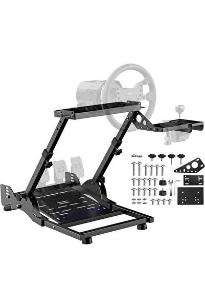 pxn A10 racing stand fits Logitech & Thrustmaster wheels with mounts for whee...