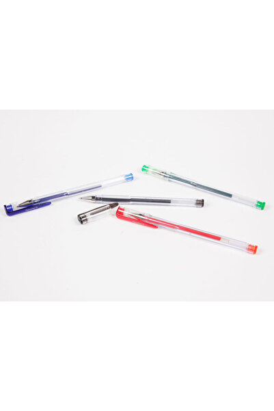 Beifa Roller cu gel verde 0,7 mm cu capac, set de 12 bucăți